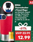 Thermobecher »Travel Mug« von EMSA für 12,99 € bei Kaufland im Angebot Thermobecher »Travel Mug« von EMSA im aktuellen Kaufland Prospekt