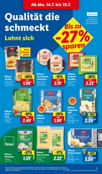 Käse im aktuellen Lidl Prospekt (Offenbach (Main)) Käse im Lidl Prospekt "LIDL LOHNT SICH" mit 65 Seiten (Offenbach (Main))
