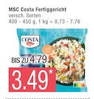 MSC Fertiggericht von Costa im aktuellen Marktkauf Prospekt für 3,49 €