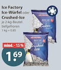 Ice-Würfel oder Crushed-Ice von Ice Factory im aktuellen V-Markt Prospekt für 1,69 €