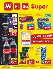 Cola im Netto Marken-Discount Prospekt "Aktuelle Angebote" mit 55 Seiten (Herne)