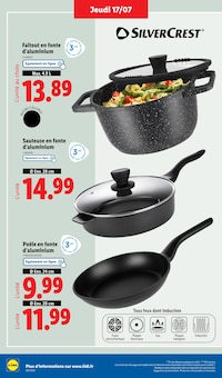 Promotion Sauteuse dans le prospectus Lidl, valable du 14/07/2025 au 17/07/2025 Promo Sauteuse dans le catalogue Lidl du moment à la page 30