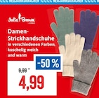 Damen- Strickhandschuhe Angebote von Julia Brown bei Kaufhaus Stolz Wismar für 4,99 €