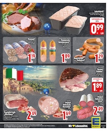 Wurst im EDEKA Prospekt "Wir lieben Lebensmittel." mit 28 Seiten (Augsburg)
