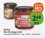 Bio-Fertiggericht im tegut Prospekt Bio-Fertiggericht von Nabio im aktuellen tegut Prospekt für 2,49 €
