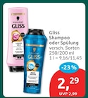 Shampoo Angebote von Schwarzkopf GLISS bei budni Norderstedt für 2,29 €