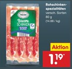 Rohschinkenspezialitäten bei Netto Marken-Discount im Hünxe Prospekt für 1,19 €