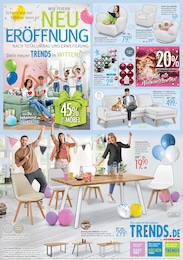 Trends Prospekt für Witten mit 8 Seiten Trends Prospekt für Witten: "Wir feiern Neueröffnung - Schnell wie nie! Schöner denn je!", 8 Seiten, 11.10.2025 - 25.10.2025