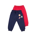 Lot de 2 joggings bébé - TEX BABY en promo chez Carrefour Lot de 2 joggings bébé - TEX BABY dans le catalogue Carrefour