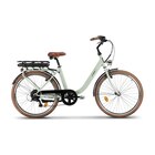 Vélo de ville électrique mixte Feu Vert E-Roll 55 Vert Patagonie - Feu Vert en promo chez Feu Vert Suresnes à 649,00 €