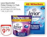 Aktuelle Vollwaschmittel Angebote bei GLOBUS in Bochum Aktuelles Waschmittel Pulver Angebot bei GLOBUS in Bochum ab 9,79 €