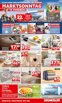 Bettwäsche im aktuellen Segmüller Prospekt (Augsburg) Bettwäsche im Segmüller Prospekt "Jeder kann sich alles gönnen" mit 8 Seiten (Augsburg)