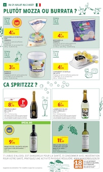 Promotion Mozzarella dans le prospectus Intermarché Super, valable du 21/07/2026 au 02/08/2026 Promo Mozzarella dans le catalogue Intermarché Super du moment à la page 6