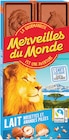 Chocolat au lait noisettes et amandes pilées - MERVEILLES DU MONDE - Intermarché Hyper à Bordeaux Chocolat au lait noisettes et amandes pilées - MERVEILLES DU MONDE en promo chez Intermarché Hyper Bordeaux à 0,92 €