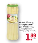 Stangenspargel weiß Angebote von Gut & Günstig bei E center Karlsruhe für 1,59 €