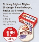 Original Allgäuer Limburger von St. Mang für 1,99 € bei V-Markt im Angebot Original Allgäuer Limburger von St. Mang im aktuellen V-Markt Prospekt