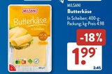 Butterkäse im ALDI SÜD Prospekt Butterkäse von Milsani im aktuellen ALDI SÜD Prospekt für 1,99 €