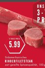 Aktuelle Steak Angebote bei E center in Essen Aktuelles Südamerikanisches Rinderfiletsteak Angebot bei E center in Essen ab 5,99 €