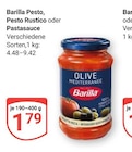 Pesto, Pesto Rustico oder Pastasauce Angebote von Barilla bei GLOBUS Kempen für 1,79 €