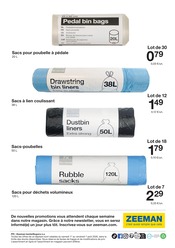 Promos Poubelle dans le catalogue "ZEEMAN" de Zeeman Poubelle en promo dans le catalogue Zeeman à la page 12