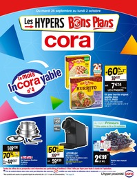 Cora Catalogue "Le mois Incorayable n°4", 42 pages, Laxou Champleboeuf,  26/09/2023 - 02/10/2023