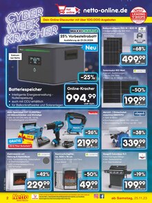 Bohrmaschine im aktuellen Netto Marken-Discount Prospekt (Mönchengladbach) Bohrmaschine im Netto Marken-Discount Prospekt "Aktuelle Angebote" mit 57 Seiten (Mönchengladbach)