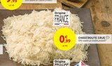 Choucroute crue en promo chez Intermarché Hyper Nancy à 0,99 €