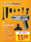 CLEANmaxx Akku-Handstaubsauger Zyklon 14244 im Angebot bei famila Nordost in Stade CLEANmaxx Akku-Handstaubsauger Zyklon 14244 Angebote bei famila Nordost Stade für 15,00 €