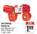 Paprika rot Angebote von Gut & Günstig bei nah und gut Hof für 1,99 €