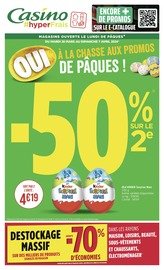 Catalogue Supermarchés Géant Casino en cours à Roquefort-la-Bédoule et alentours, "OUI À LA CHASSE AUX PROMOS DE PÂQUES !", 48 pages, 26/03/2024 - 07/04/2024