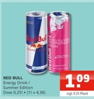 Energy Drink / Summer Edition im Angebot bei Getränke Oase in Beckum Energy Drink / Summer Edition Angebote von RED BULL bei Getränke Oase Beckum für 1,09 €