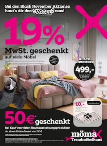 mömax Prospekt bis zu 20% mit deinem Trendbonus sparen mit 16 Seiten
