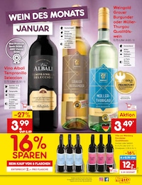 Netto Marken-Discount Rotwein im Prospekt 