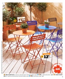 Prix et réduction Chaise Pliante dans le prospectus Gifi en cours Offre Chaise Pliante dans le catalogue Gifi du moment à la page 11