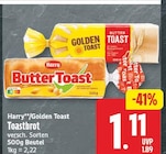 Toastbrot von Harry oder Golden Toast im aktuellen EDEKA Prospekt