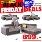 Boston Ecksofa bei Seats and Sofas im Remscheid Prospekt für 899,00 €
