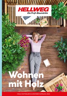 Hellweg Prospekt "Wohnen mit Holz" mit 68 Seiten