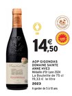 AOP Gigondas HVE3 - Domaine Sainte Anne en promo chez Intermarché AOP Gigondas HVE3 - Domaine Sainte Anne dans le catalogue Intermarché