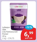 Ube Lila Yamswurzel Pulver von Lebepur für 6,99 € bei budni im Angebot Ube Lila Yamswurzel Pulver von Lebepur im aktuellen budni Prospekt