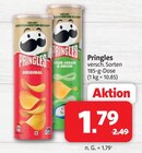 nah&frisch Obernkirchen - Pringles Angebot im Prospekt Pringles bei nah&frisch im Obernkirchen Prospekt für 1,79 €