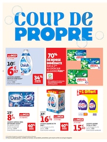 Catalogue Auchan Hypermarché à Angers cette semaine, valable du 03/03/2026 au 15/03/2026 Prospectus Auchan Hypermarché à Angers, "COUP DE PROPRE", 28 pages de promos valables du 03/03/2026 au 15/03/2026