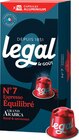 Cafe Capsules N°7 Espresso Équilibré - Legal - Super U à La Roche-sur-Yon Cafe Capsules N°7 Espresso Équilibré - Legal en promo chez Super U La Roche-sur-Yon à 2,06 €