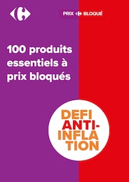 Prospectus Carrefour "Défi anti-inflation", 1 page, 04/10/2022 - 30/11/2022