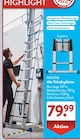 Alu-Teleskopleiter Angebote von WORKZONE bei ALDI SÜD Düsseldorf für 79,99 €