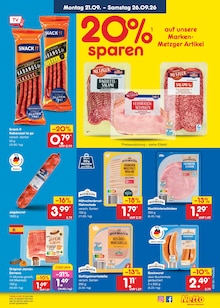 Mettwurst im Netto Marken-Discount Prospekt "Aktuelle Angebote" mit 69 Seiten (Rostock)