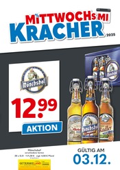 Aktueller Getränkeland Getränkemärkte Prospekt in Groß Wokern und Umgebung, "Mittwochskracher" mit 1 Seite, 03.12.2025 - 03.12.2025