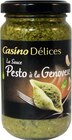 Sauce Pesto à la Genovese - CASINO DELICES en promo chez Casino Supermarchés Ajaccio à 1,55 €