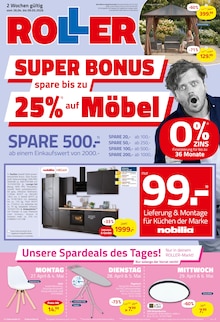 Bügelbrett im ROLLER Prospekt "SUPER BONUS" mit 16 Seiten (München)