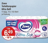 Toilettenpapier Ultra Soft bei V-Markt im Rottenburg Prospekt für 6,49 €