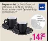 Espresso-Set Angebote von kela bei Opti-Wohnwelt Waiblingen für 14,95 €